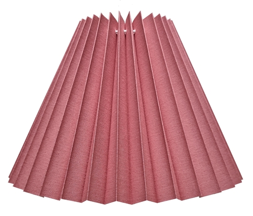 plisse 22x40x48 BR abrikos bomuld med stativ